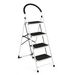 4-Step Folding Ladder With Anti-Slip Pedal Platform 330Lbs Capacity_maomaolike.com