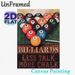 Billiards Themed Painting Poster, Vintage Distressed Billiard Balls & Slogan Poster, Retro Decorative Piece Ideal For Billiards Room, Game Room_maomaolike.com