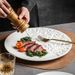 Creative Ceramic Western Steak Pasta Hotel Plating Artistic Fine Dish Plate Restaurant Tableware_maomaolike.com