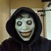 Halloween COS Smiling Exorcist White Eye Demon Mask_maomaolike.com
