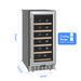15in Wine Refrigerator Cooler-28 Bottle Capacity_maomaolike.com