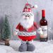 Christmas Retractable Cute Elk Santa Claus High Hat Doll Window Decoration_maomaolike.com