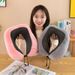 Home Textile Memory Foam Neck Pillow Neck Pillow U Shaped Neck Pillow Business Travel Pillow Magnetic Cloth Cervical Pillow Airplane Memory Pillow_maomaolike.com