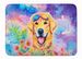 Yellow Labrador Hippie Dawg Memory Foam Kitchen Mat Machine Washable Anti-Fatigue Mat Cushion Comfort Bath Mat Or Kitchen Rug_maomaolike.com