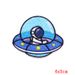 Cartoon Space Astronaut Embroidery Stickers Rocket Patch For Clothing Clothing Accessories Handmade Cloth Stickers Self-adhesive_maomaolike.com