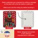 Norwegian Elkhound Holiday Christmas Porcelain Ornament Christmas Tree Hanging Decorations For Home Christmas Holiday, Rectangle, Gift, Multicolor_maomaolike.com