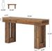 Wooden Sofa Table, 63-Inch Console Table For Entryway_maomaolike.com