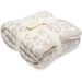 Micro Fiber Fleece Blanket Children's Knitted Leopard Blanket Plus Velvet Knitted Blanket Barefoot Leopard Blanket Dream Blanket_maomaolike.com
