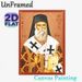 Saint Nektarios Orthodox Painting Poster, Traditional Gilded Religious Portrait Poster, Exquisitely Detailed Sacred Artwork Suitable For Home Chapel_maomaolike.com