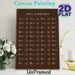 Thai Alphabet Painting Poster, Elegant Brown-toned Minimalist Poster, Practical Language Learning Aid With Phonetic Guides And Golden Lotus Details_maomaolike.com