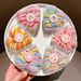 Unisex Children's rubber bands do not hurt the hair colorful boxed lace rubber bands girls high elastic hair tie baby headband hair ring_maomaolike.com