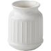 Gardenia White Kitchen Relief Ceramic Jar Chopstick Holder Dining Table Storage Bucket Decorative Ornaments_maomaolike.com