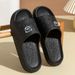 Men's Slippers Summer Cartoon Bear Indoor Soft Thick Sole Anti Slip Women Exquisite Slides Bathroom Beach Outdoor Shoes_maomaolike.com