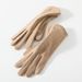 Warm gloves Women's fleece thickened warm outdoor driving and cycling touch screen German fleece winter gloves_maomaolike.com