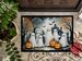 Ghosts Spooky Halloween Doormat Front Door Mat Indoor Outdoor Rugs For Entryway, Non Slip Washable Low Pile, 24H X 36W_maomaolike.com