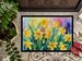 Daffodils In Watercolor Doormat Front Door Mat Indoor Outdoor Rugs For Entryway, Non Slip Washable Low Pile, 24H X 36W_maomaolike.com