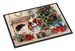 Cavalier Spaniel Cozy Christmas Doormat Front Door Mat Indoor Outdoor Rugs For Entryway, Non Slip Washable Low Pile, 24H X 36W_maomaolike.com