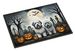 Old English Sheepdog Spooky Halloween Doormat Front Door Mat Indoor Outdoor Rugs For Entryway, Non Slip Washable Low Pile, 24H X 36W_maomaolike.com
