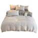 Factory Wholesale Washed Silk Four-Piece Solid Color Bed Sheet Single Duvet Cover Three-Piece Set Summer Simple_maomaolike.com