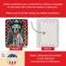 Dalmatian Christmas Porcelain Ornament Christmas Tree Hanging Decorations For Home Christmas Holiday, Rectangle, Gift, Multicolor_maomaolike.com
