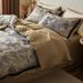 Elegant、Understated 、 Class A Light Luxury Nordic Style Printed Long-staple Brushed Four-piece Bedding Set, High-end_maomaolike.com