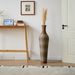 39-Inch-Tall Vase, Brown Decorative Floor Vase, Classic Neat Floor Vase Tall Freestanding Flower Holder, Artificial Rattan Vase, PVC Floor Vase, Flower Holder For Home Decor_maomaolike.com