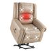 Futon Sofa Bed, Velvet Futon Couch For Living Room, Recliner Sleeper Sofa Bed With 2 Cup Holders, Removable Armrests, Metal Legs, Light Brown_maomaolike.com