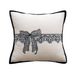Light Luxury Black Sofa Pillow Cover High End Hotel Model Room Decorative Pillow Bedside Cushion Bed Back Pillow_maomaolike.com