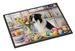 Decorating Easter Borzoi Doormat Front Door Mat Indoor Outdoor Rugs For Entryway, Non Slip Washable Low Pile, 24H X 36W_maomaolike.com