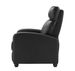 Comfortable Single-Seat Manual Recliner Chair | PU Leather Upholstery | Perfect For Small Spaces_maomaolike.com