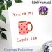 Love Mug Themed Painting Poster, Charming Pink Heart-adorned Mug & Romantic Quote Poster, Sweet Affectionate Decor Ideal For Bedroom, Living Room And_maomaolike.com