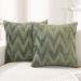 New Velvet Embossed Sofa Pillow Cover Solid Color Wave Cushion Cross-Border E-commerce Hot Seller Home Textile Wholesale_maomaolike.com