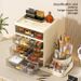 New High-grade Cosmetics Storage Box Dressing Table Skin Care Products Storage Rack Dormitory Desktop Drawer_maomaolike.com