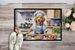 Golden Retriever The Chef Doormat Front Door Mat Indoor Outdoor Rugs For Entryway, Non Slip Washable Low Pile, 24H X 36W_maomaolike.com