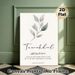 Islamic Tawakkul Painting Poster, Soft Watercolor Leaf & Sacred Verse Poster, Serene Spiritual Decor Ideal For Home, Prayer Space_maomaolike.com