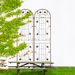 2 Pack Metal Garden Trellis 86.7" X 19.7" Rustproof Trellis For Climbing Plants Outdoor Flower Support Brown_maomaolike.com