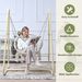 Handmade Macrame Swing Hammock Chair With Stand - Indoor/Outdoor Boho Style Seating_maomaolike.com