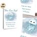 Jellyfish Inspirational Quote Painting Poster, Soft Watercolor Cute Jellyfish With Comforting Text Poster, Provides Gentle Emotional Support, Suitable_maomaolike.com