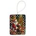 Labrador Retriever And Santa Claus Porcelain Ornament Christmas Tree Hanging Decorations For Home Christmas Holiday, Rectangle, Gift, Multicolor_maomaolike.com