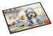 Bergamasco Sheepdog The Chef Doormat Front Door Mat Indoor Outdoor Rugs For Entryway, Non Slip Washable Low Pile, 24H X 36W_maomaolike.com