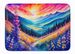 Annual Larkspur In Color Memory Foam Kitchen Mat Machine Washable Anti-Fatigue Mat Cushion Comfort Bath Mat Or Kitchen Rug_maomaolike.com