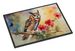 Long-Eared Owl Doormat Front Door Mat Indoor Outdoor Rugs For Entryway, Non Slip Washable Low Pile, 24H X 36W_maomaolike.com