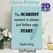 Motivational Start Quote Painting Poster, Minimalist Light Blue Typographic With Pencil Graphic Poster, Inspiring Words To Encourage Action, Ideal For_maomaolike.com