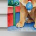 Chow Chow Christmas Reindeer House Flag Large Porch Sleeve Pole Decorative Outside Yard Banner Artwork Wall Hanging, Polyester, House Size, Multicolor_maomaolike.com