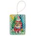 Finnish Lapphund Christmas Porcelain Ornament Christmas Tree Hanging Decorations For Home Christmas Holiday, Rectangle, Gift, Multicolor_maomaolike.com
