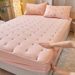 Class A Soybean Fiber Quilted Single Piece Thickened Full Wrap Three-Piece Set Simmons Mattress Protector Cover_maomaolike.com