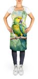 Yellownaped Parrot Apron Cooking Kitchen Server Baking Crafts Gardening For Adult Women Men, Unisex, Large, Multicolor_maomaolike.com