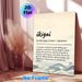 Ikigai Definition Painting Poster, Soft-hued Japanese Ukiyo-e Wave Style Poster, Inspirational Life Purpose Quote Ideal For Home Office, Living Room_maomaolike.com