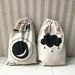 Cute Animal Face Drawstring Storage Bags, Large Capacity Cotton Linen Pouches For Clothes, Toys & Home Organization_maomaolike.com