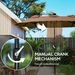 Double-sided Patio Umbrella, 9.7 Ft. Outdoor Umbrella With 45-Degree Tilt And Crank, LED Solar Light And 12 Ribs, Coffee_maomaolike.com